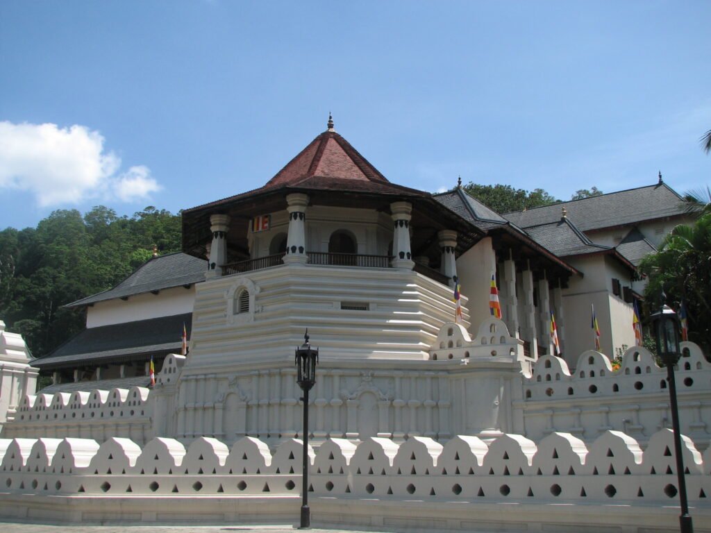 Unique octagonal structure of temple