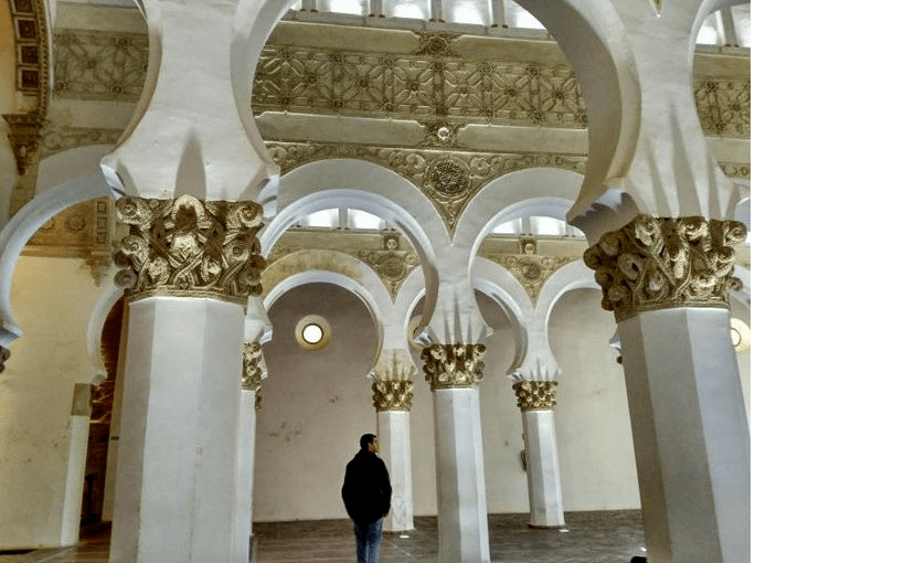 Interior of the Santa María la Blanca Synagogue