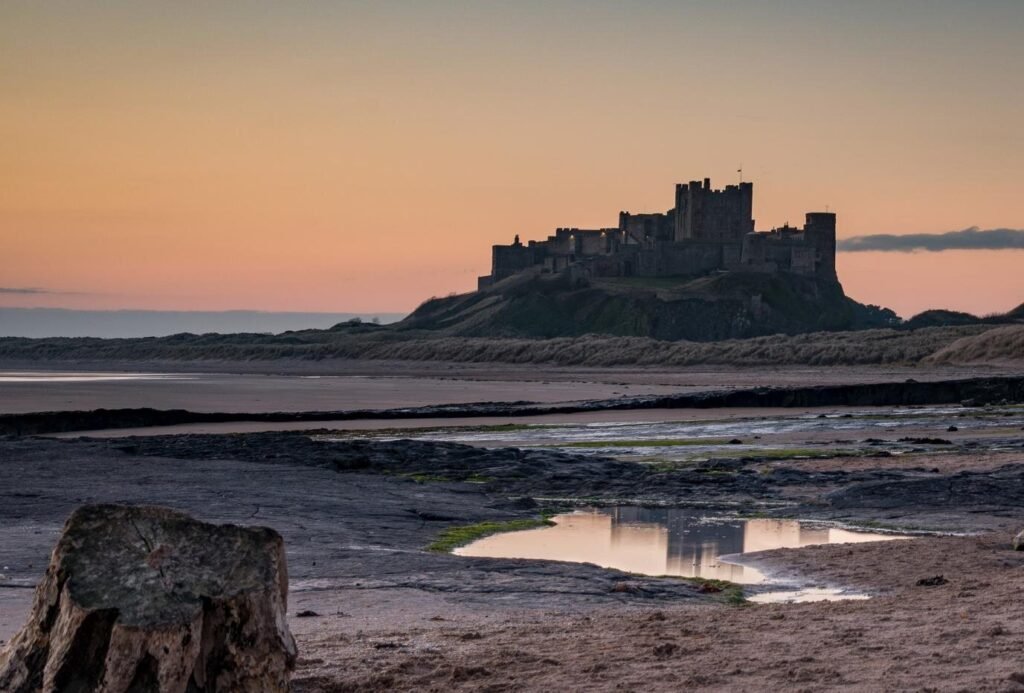 Bamburugh Castle . Northumberland