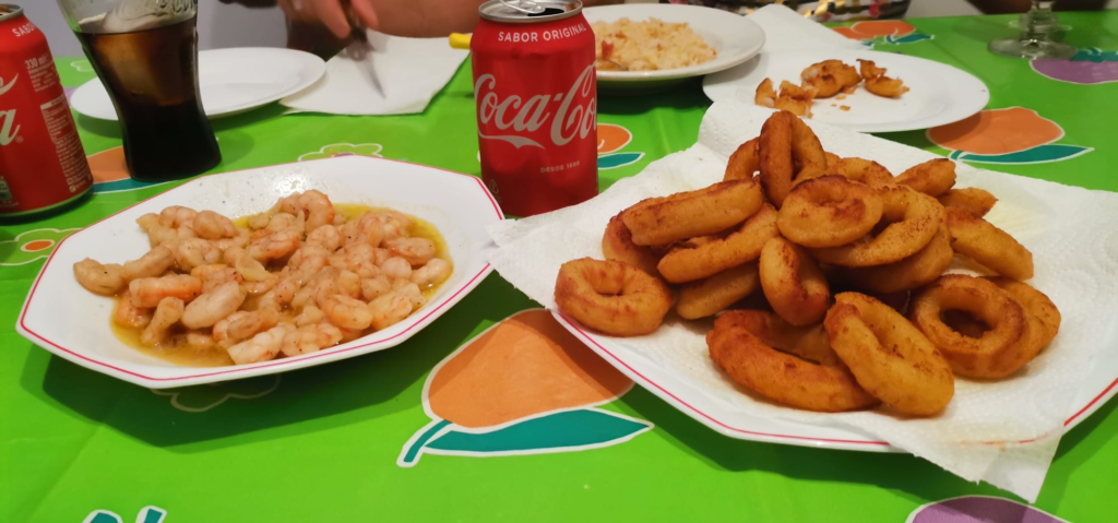 Spanish gastronomy - Gambas & calamares