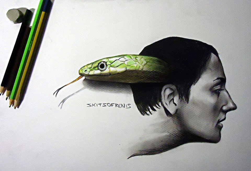 Skitsofrenis artist snake