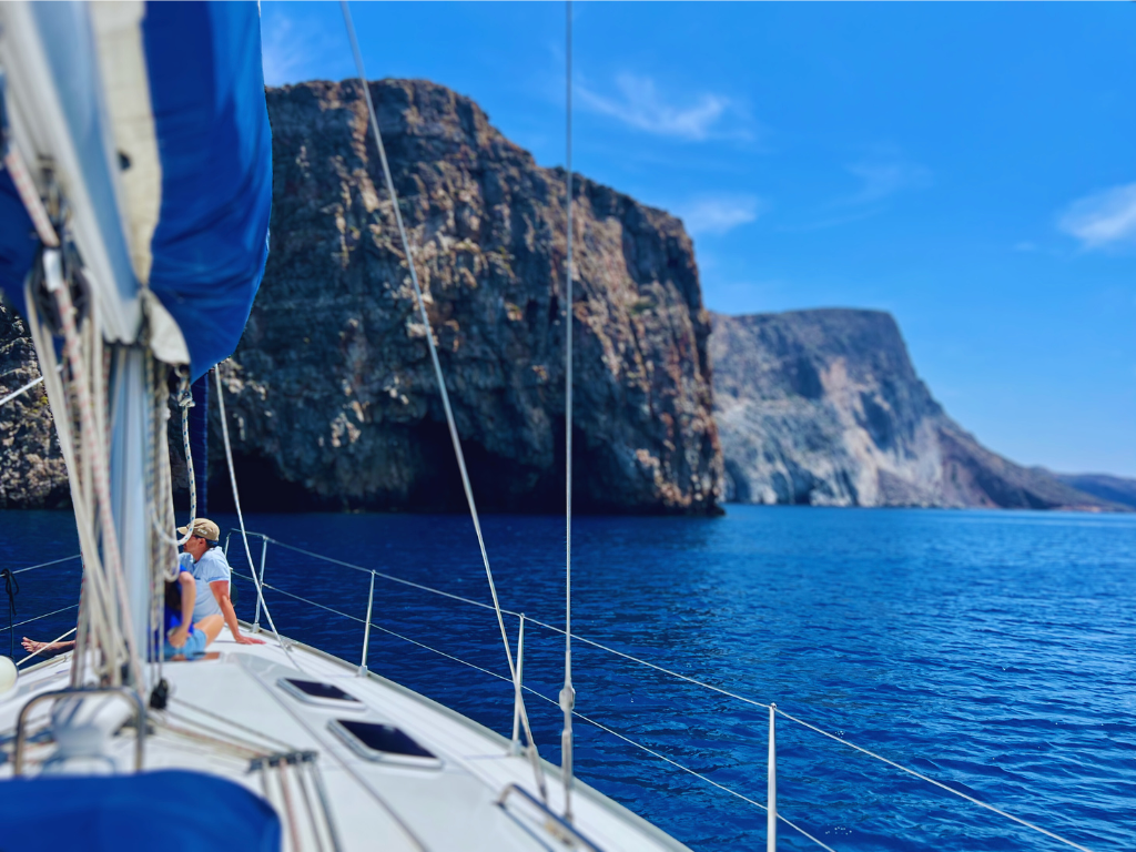 sailing trip in Crete