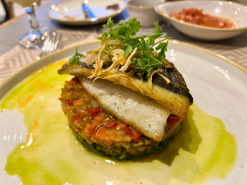 Mouthwatering seabass